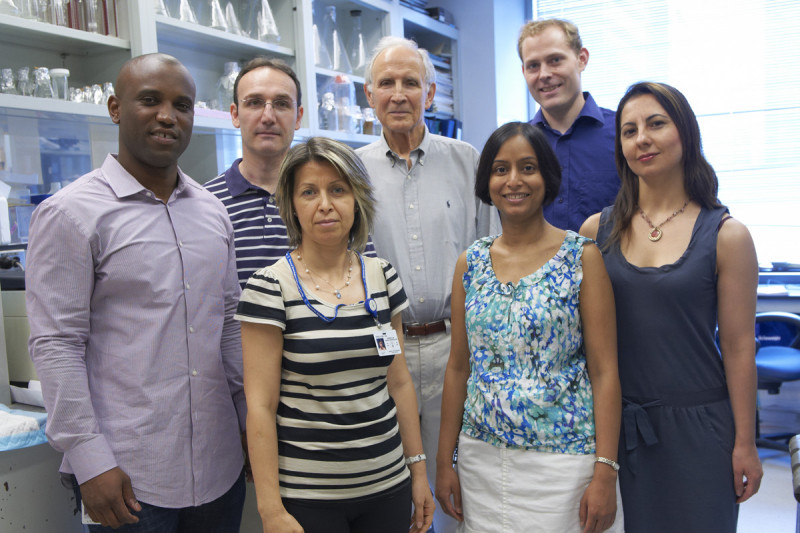 Pictured: Peter Besmer Lab group photo