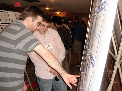 Chris Stratton poster, diversity oriented synthesis, rational drug design, and chemical biology research