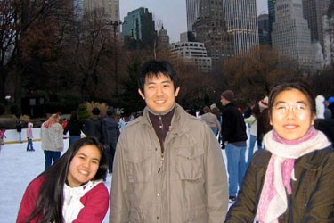 Ice skating