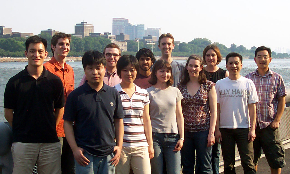 The Tan Group - July 18, 2006 -- (back row, from l): Derek Tan, Justin Cisar, Chris Stratton, Neal Amin, Justin Potuzak, Danielle Norman, Guodong Liu; (front row): Xuequan Lu, Shiying Shang, Sirkka Moilanen, Chris DiBlasi, and Hayato Iwadare.