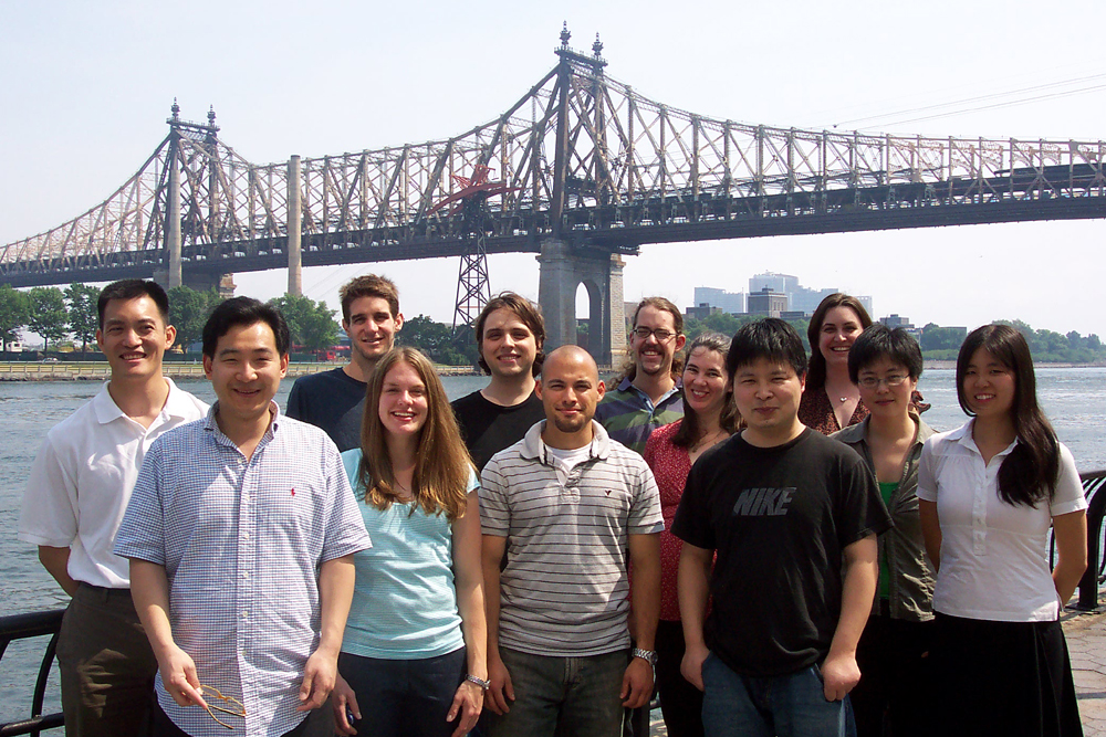 The Tan Group - June 8, 2007 -- (back row, from l): Derek Tan, Justin Cisar, Kory Byrns, Felix Kopp, Chris DiBlasi, Danielle Rose, Shiying Shang; (front row): Guodong Liu, Jackie Wurst, Renato Bauer, Xuequan Lu, and Susan Bai.