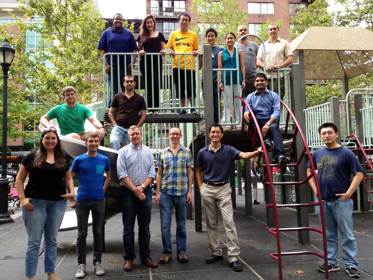 The Tan and Gin Groups – August 7, 2013 -- (back row, from l): Tony Davis, Nevena Popovic, Shi Chen, Chan Hee Choi, Alyssa Verano, Gustavo Moura-Letts, Todd Wenderski; (middle row): Chris Evans, Rashad Karimov, Inder Sharma; (front row): Danielle Rose, Bill Walkowicz, Josh Brooks, Mark Coster, Derek Tan, Cheng Ji. 