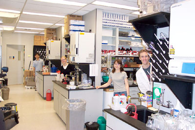 Lab Renovations, diversity oriented synthesis, rational drug design, and chemical biology research