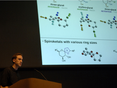 Potuzak Seminar, diversity oriented synthesis, rational drug design, and chemical biology research