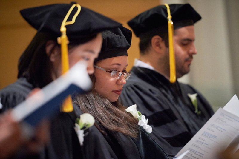 From the left, GSK Graduates Leili Ran, Cindy Puente, and Oakley Olson.