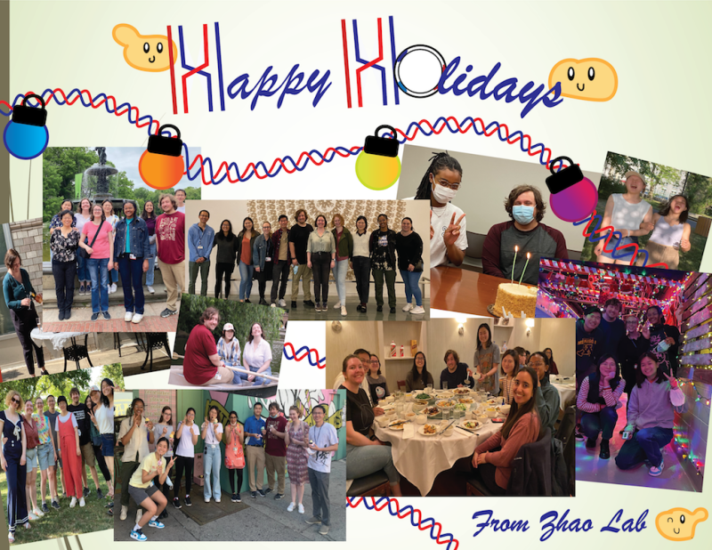 Zhao Lab Holiday Card (2022)
