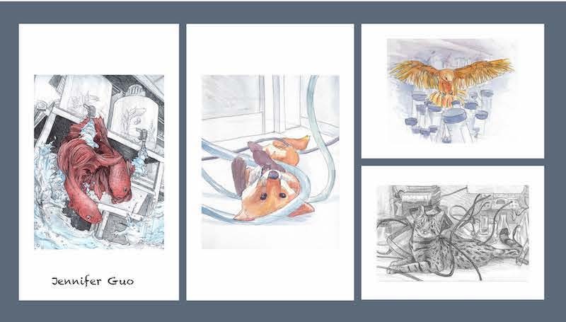 Artwork from former intern Jennifer Guo (2022)
