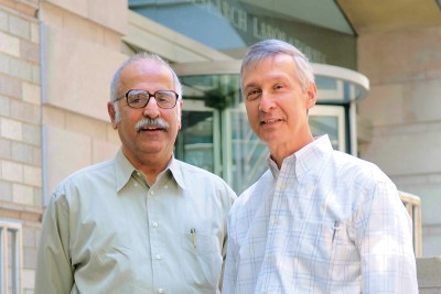 Dinshaw Patel (left) and David Allis