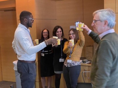 The Massague Lab held a Baby shower in Honor of Alhaji Janneh and his family. We are so excited in the arrival of your little one !