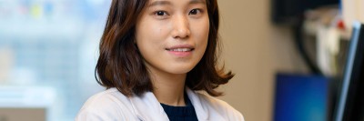 Mijin Kim seen working in laboratory. 