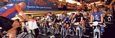 Participants in Cycle for Survival